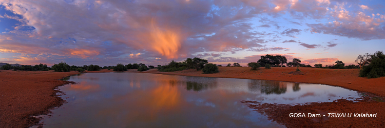 GOSA Dam at TSWALU Kalahari