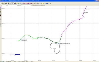 GPS track of Marble Baths